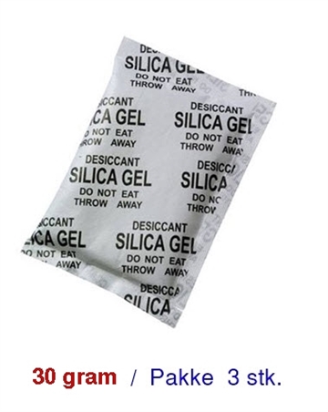 Silica Gel tørreposer 30 gram